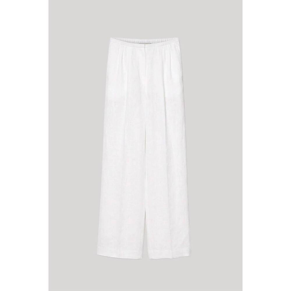 NEW FORTE FORTE women's chic linen gauze trouser in crystal